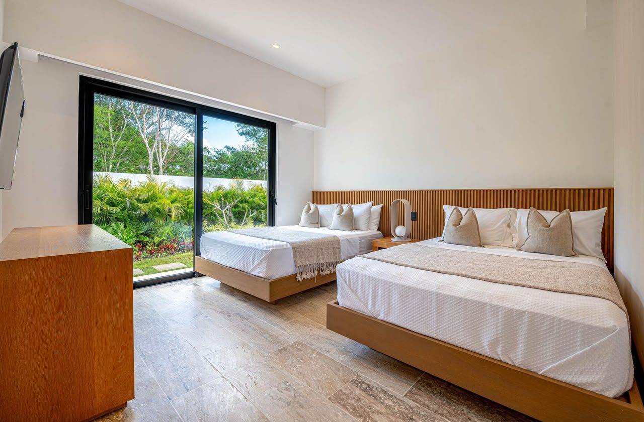 Habitación con dos camas