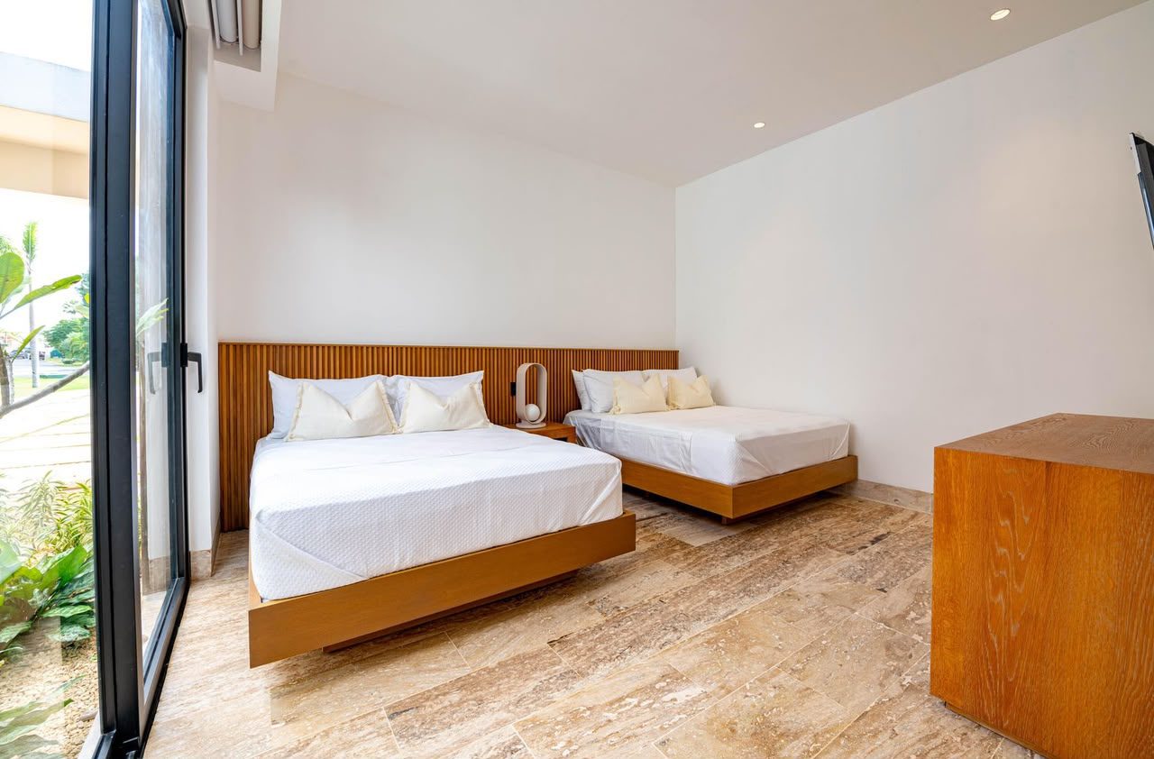 Habitación con dos camas