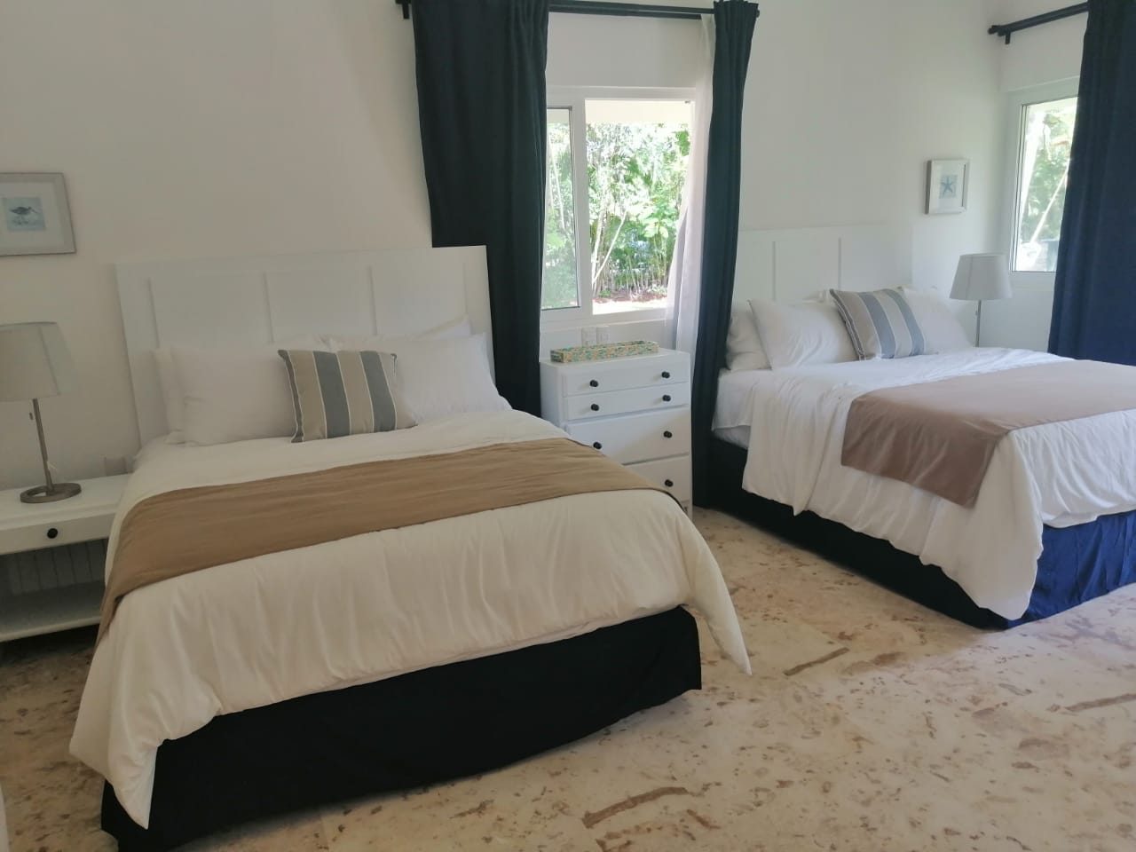 Habitación con dos camas