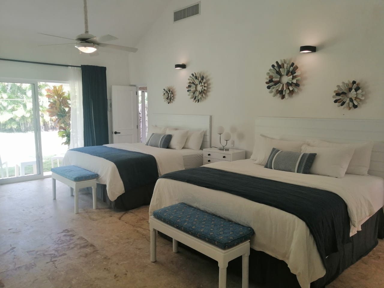Habitación con dos camas